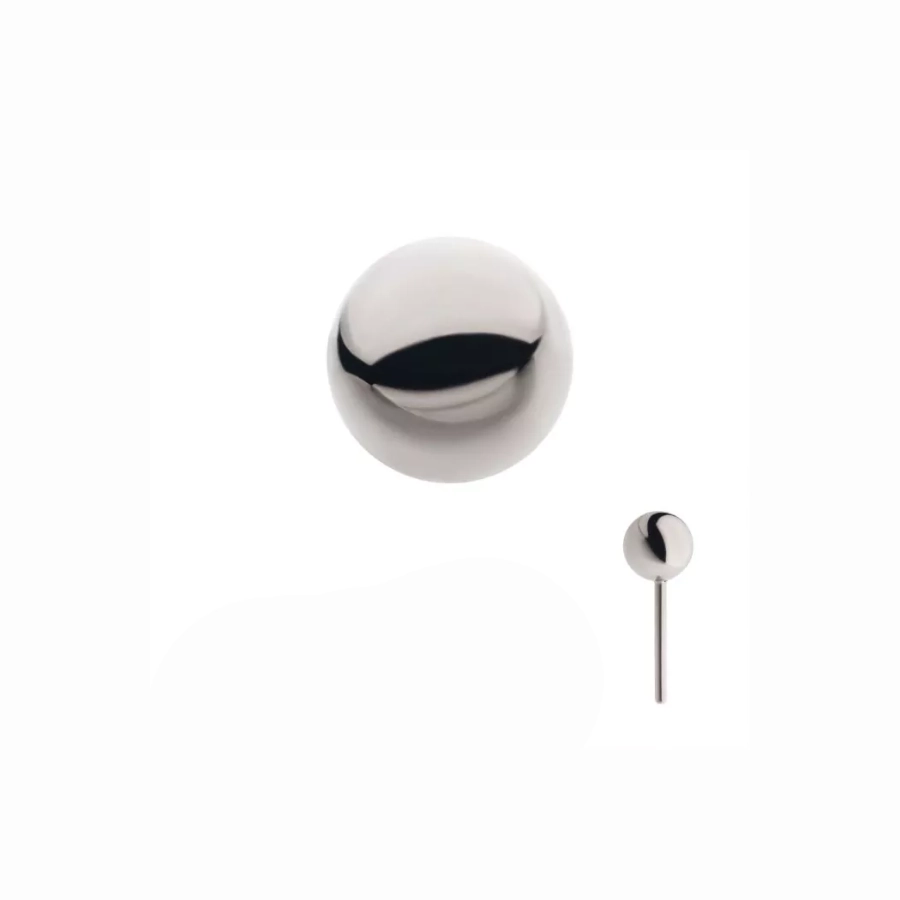 Piercing Bille - Titane F136 Gamme Invictus - Embout 4 sans filetage threadless bille*