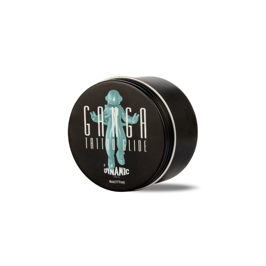 Beurre Tattoo - Dynamic Ganga Glide - Pot de beurre pour le tatouage végan et polyvalent 177 ml senteur tropicale*