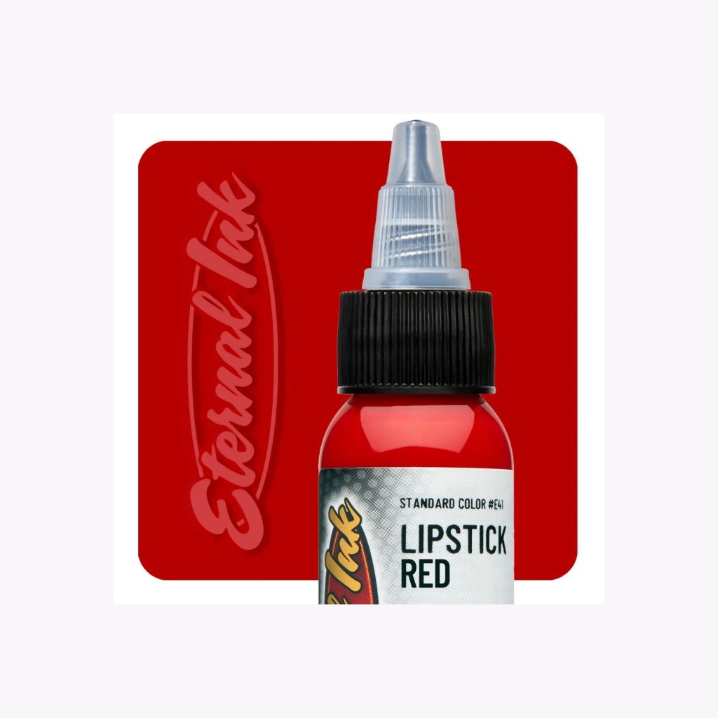 Encre Entrainement Tattoo Rouge - Eternal Ink Lipstick Red - Encre artistique pour l'entrainement au tatouage NON REACH* 
