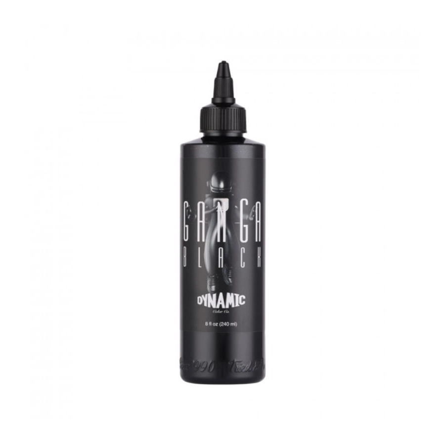 Encre Tattoo Noir - Dynamic ink Ganga Black - Mélange pour le tatouage encre reach 240 ml*