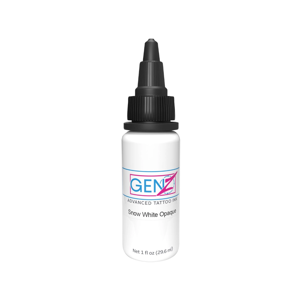 Encre Tattoo Blanche - Intenze Ink Gen-Z Snow White Opaque - Mélange pour le tatouage encre reach 30 ml*
