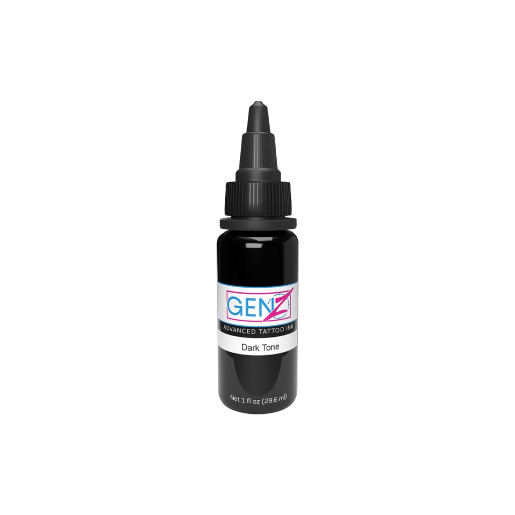 Encre Tattoo Noire - Intenze Ink Gen-Z Bob Tyrrell B&G Dark Tone - Mélange pour le tatouage encre reach 30 ml