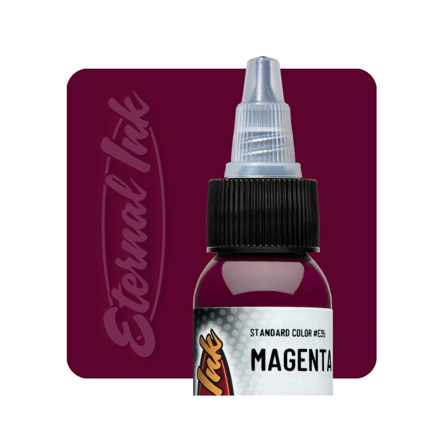 Encre Entrainement Tattoo Rouge - Eternal Ink Magenta - Encre artistique pour entrainement au tatouage NON REACH*