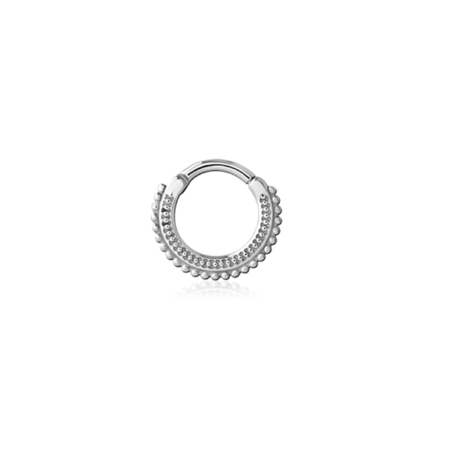 Piercing Anneau - Acier 316L - Anneau à charnière 31 0,8 x 8 mm 