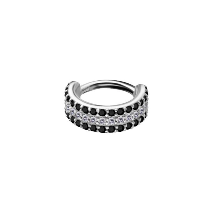 Piercing Anneau - Acier 316L - Anneau à charnière 33 (4 tailles)