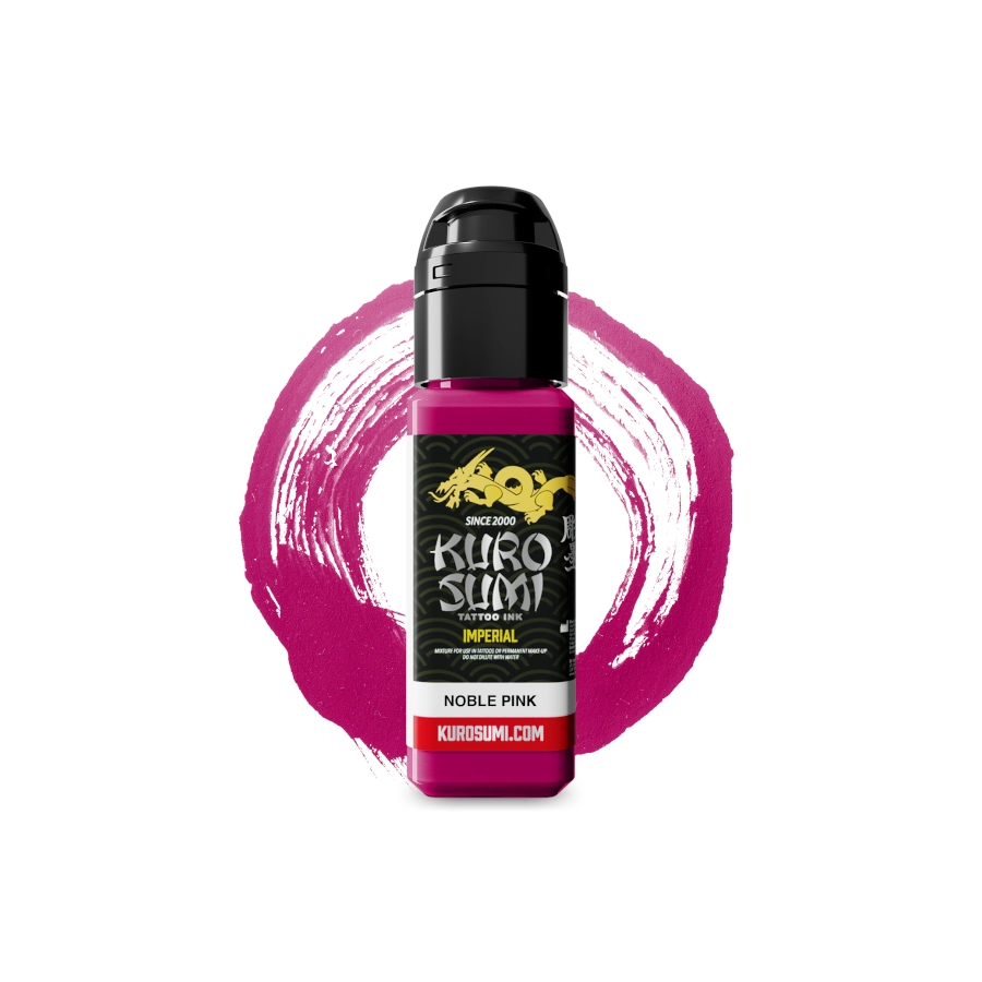 Encre de Tatouage Rose Kuro Sumi Imperial Noble Pink – Conforme REACH – Pigment Professionnel Haute Intensité* 