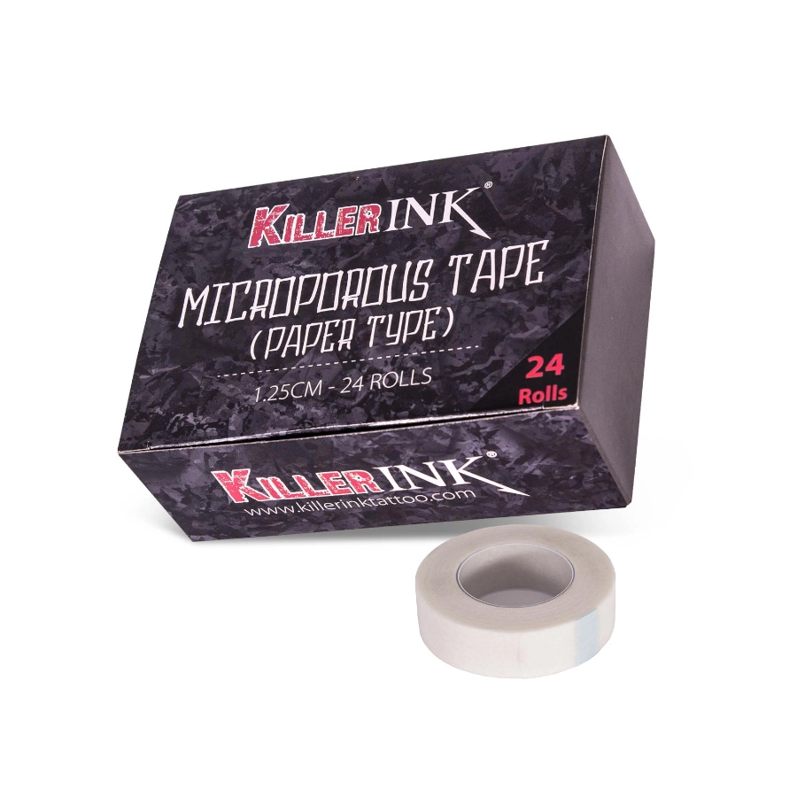 Sparadrap Tattoo - Microporous Tape Paper Type Gamme Killer Ink - Ruban adhésif microporeux multi usage type papier*