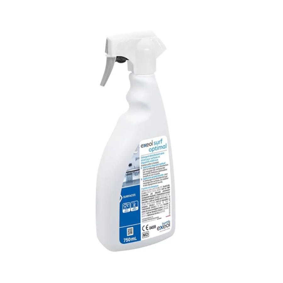 Désinfectant Tattoo Piercing - Exeol Surf Optimal - Spray détergent et désinfectant sans alcool pour surfaces et dispositifs médicaux 750 ml*
