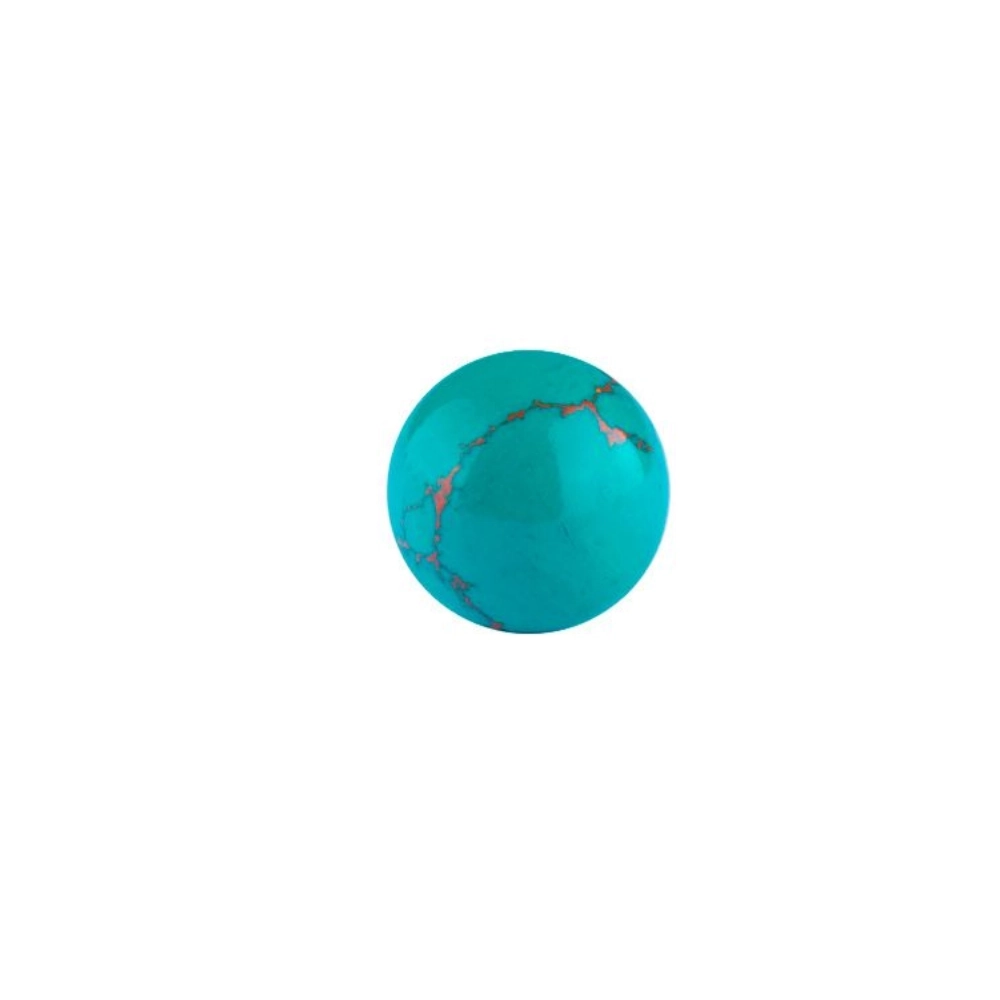 Piercing Bille - Pierre Synthétique - Bille en pierre synthétique avec pas de vis externe 1,2 x 3 mm*