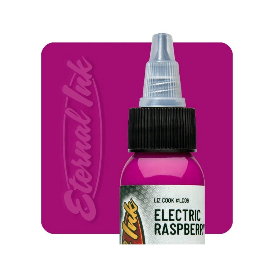 Encre Entrainement Tattoo Rose - Eternal Ink Liz Cook Electric Raspberry - Encre artistique pour entrainement au tatouage NON REACH 30 ml*