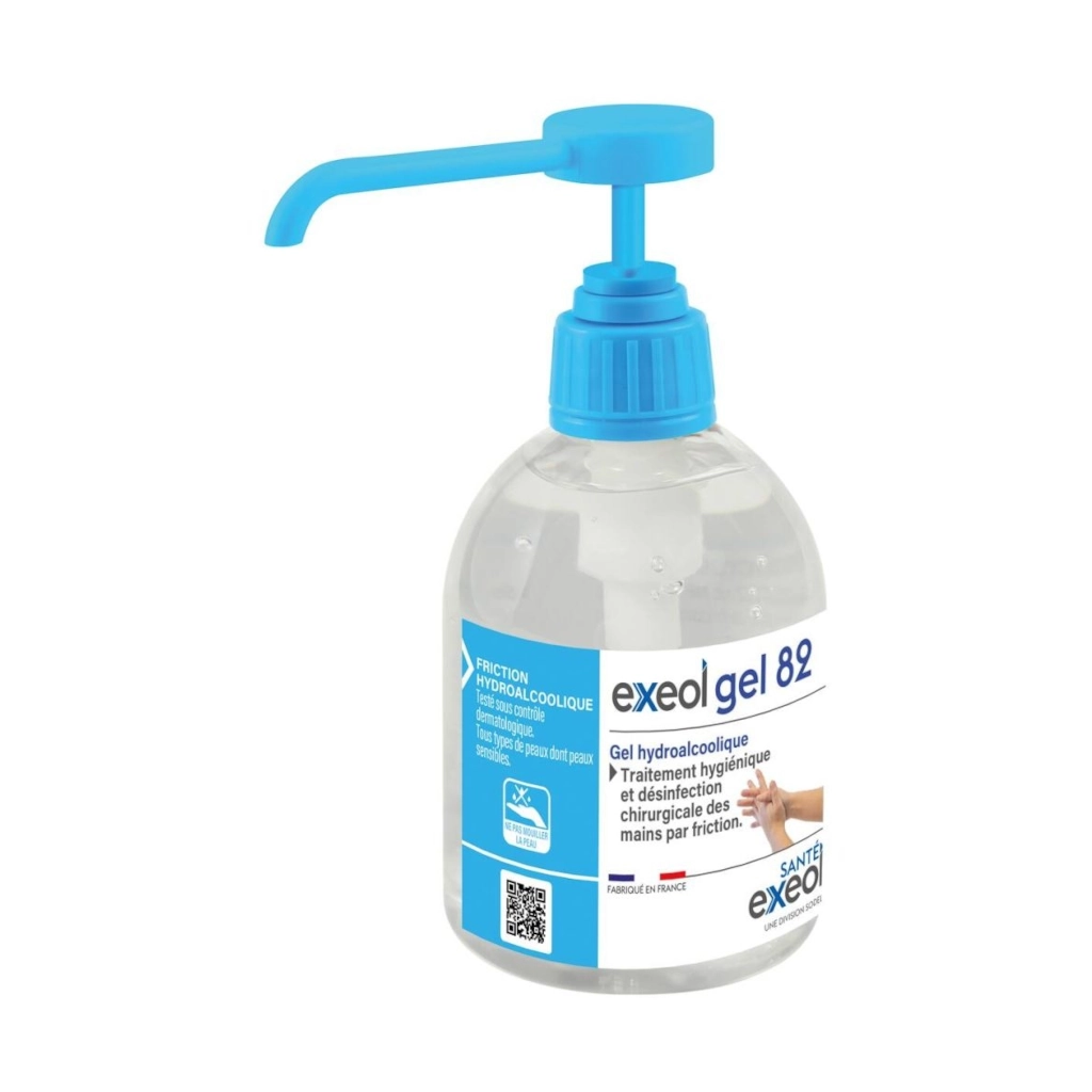 Hygiène Tattoo Piercing - Exeol Gel 82 - Gel hydroalcoolique pour la désinfection des mains*