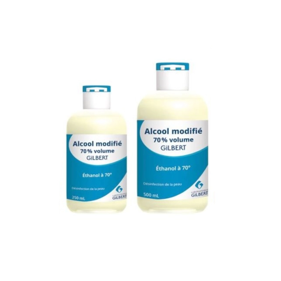 Désinfectant - Gilbert Alcool Modifié - Alcool modifié à 70% pour le nettoyage de la peau*
