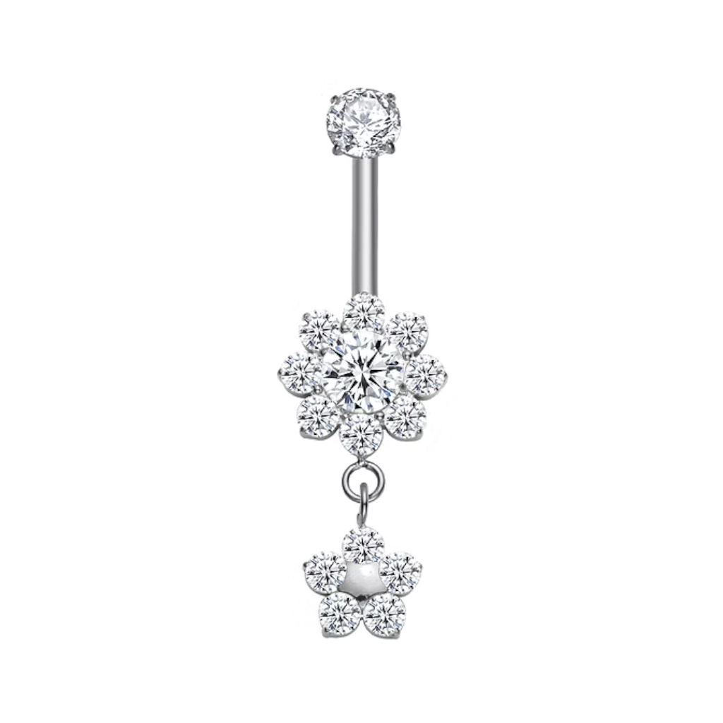 Piercing Banane - Titane F136 Stérile - Banane 5024 avec pas de vis interne 1,2 x 8 mm*