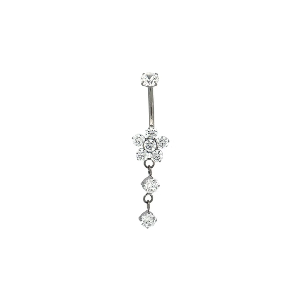 Piercing Banane - Titane F136 Stérile - Banane avec pas de vis interne 1,2 x 8 mm*
