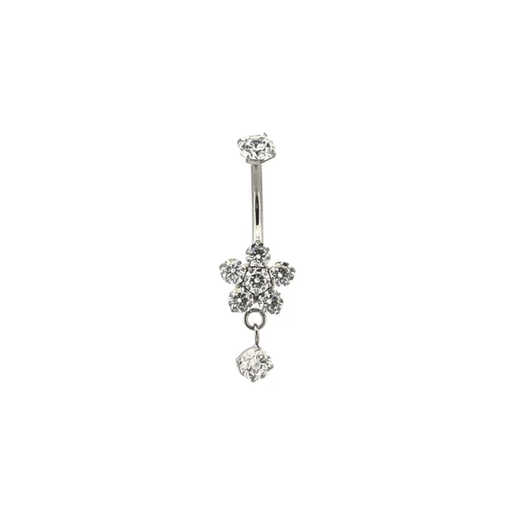 Piercing Banane - Titane F136 Stérile - Banane 18 avec pas de vis interne 1,2 x 8 mm*
