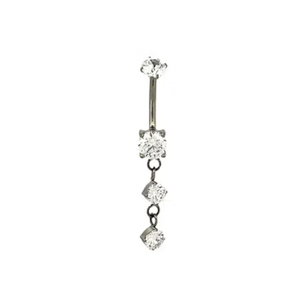 Piercing Banane - Titane F136 Stérile - Banane 17 avec pas de vis interne*