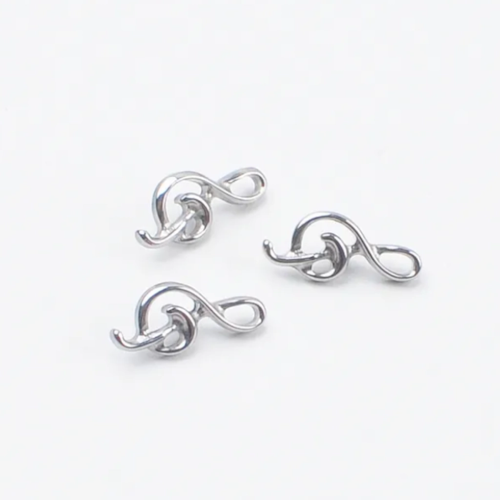 Piercing Labret - Titane Astm F136 Stérile - Labret n°470 avec pas de vis interne hauteur embout 10 mm*
