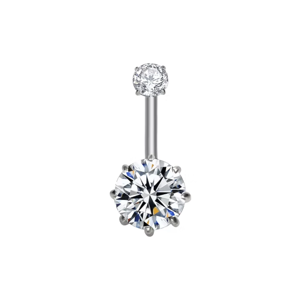 Piercing Banane - Titane F136 Stérile - Banane 5019 avec pas de vis interne 1,6 x 10 mm*