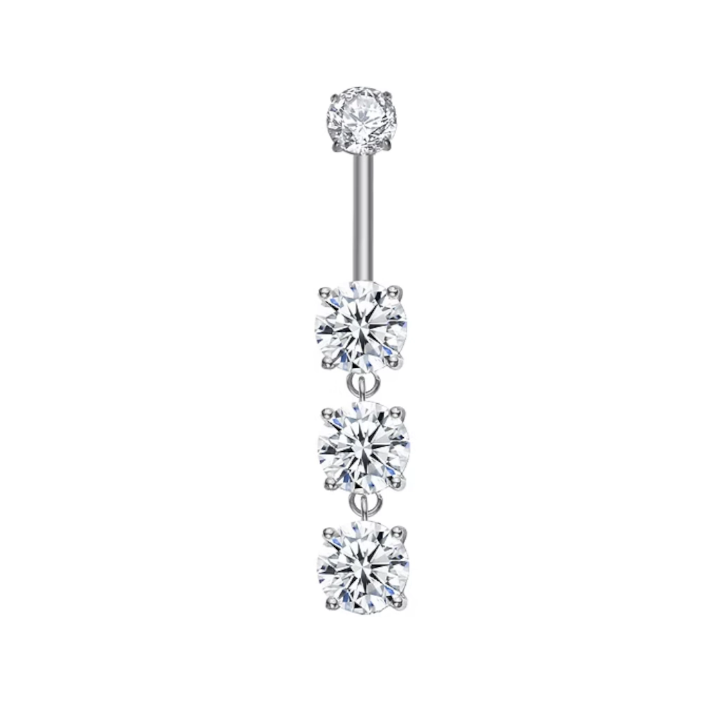 Piercing Banane - Titane F136 Stérile - Banane 5020 avec pas de vis interne 1,6 x 10 mm*