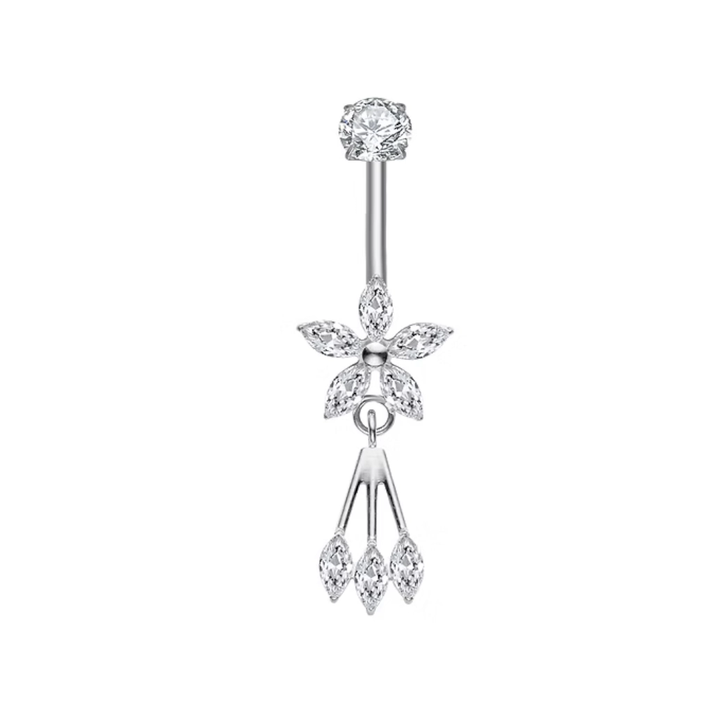 Piercing Banane - Titane F136 Stérile - Banane 5012 avec pas de vis interne 1,6 x 10 mm*