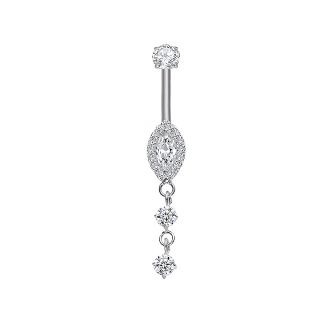 Piercing Banane - Titane F136 Stérile - Banane avec pas de vis interne 1,6 x 10 mm*
