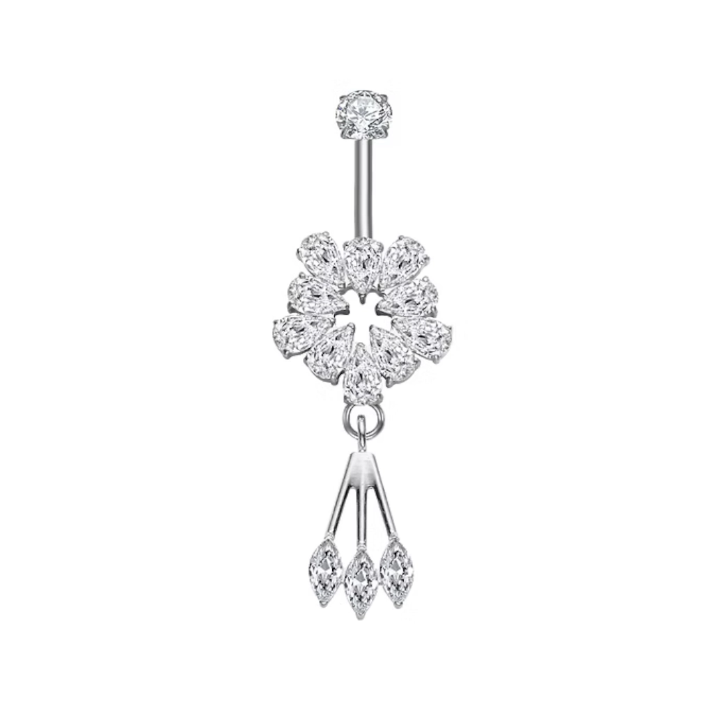 Piercing Banane - Titane F136 Stérile - Banane 8 avec pas de vis interne 1,6 x 10 mm*