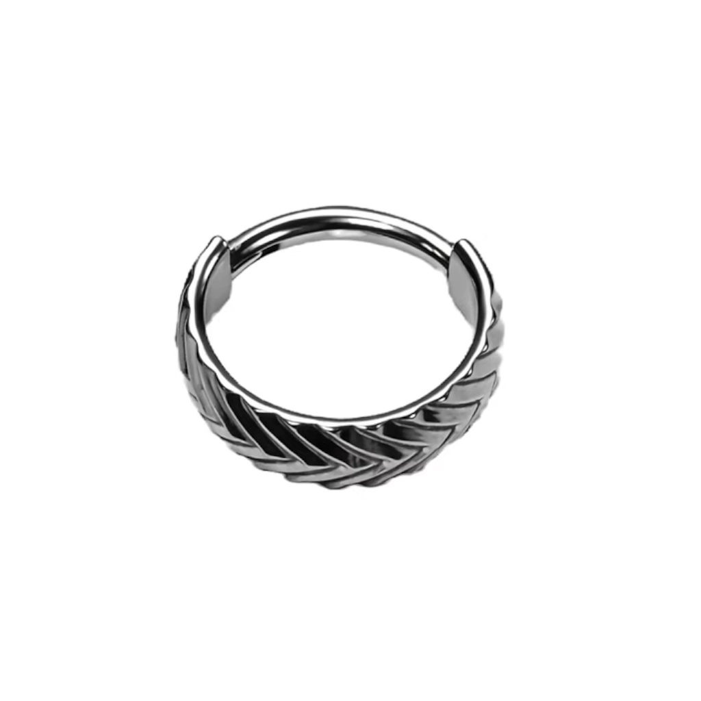 Piercing Anneau - Titane F136 Stérile - Clicker 3072B avec fermeture à charnière*