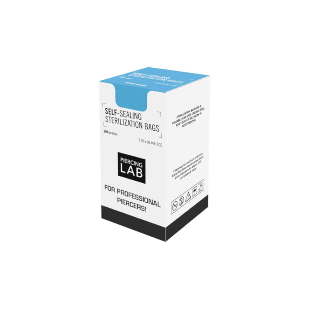 Sachets de Stérilisation Auto-Adhésifs 50x95 mm – Pack de 200 pour Tatoueurs & Pierceurs*