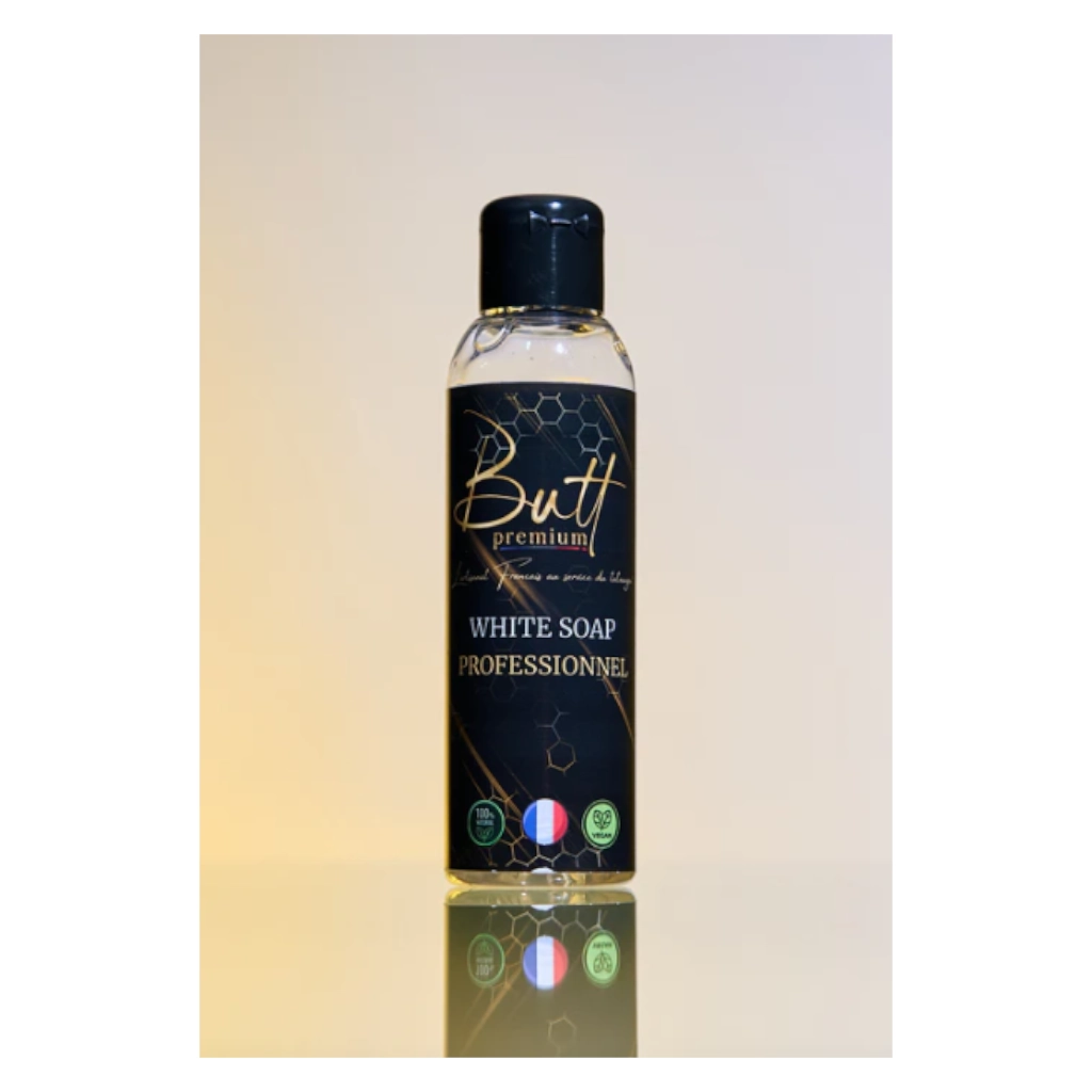 White Soap Butt Premium x Hand Ink - Savon Nettoyant Végan Professionnel pour Tatouage - 125 ml*