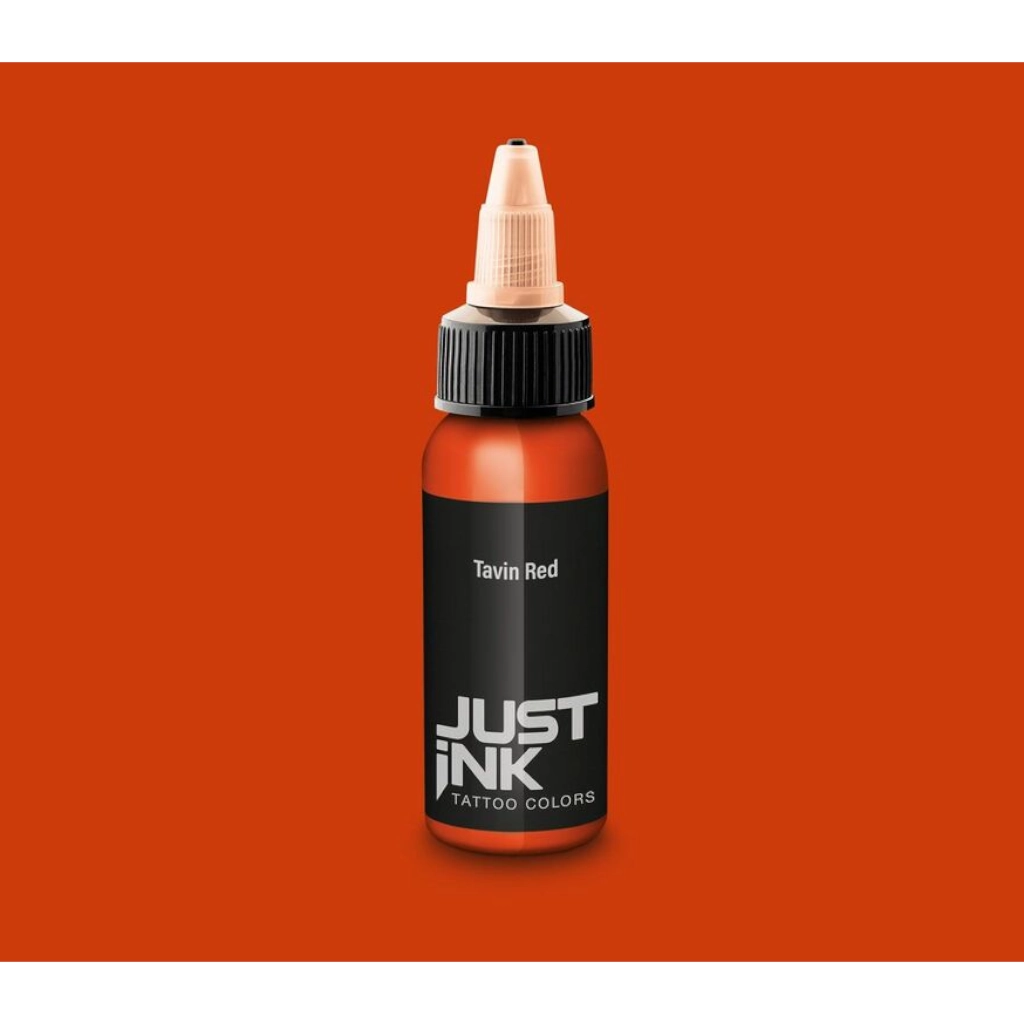 Encre Tattoo Rouge - Just Ink Tavin Red - Mélange pour le tatouage encre reach 30 ml