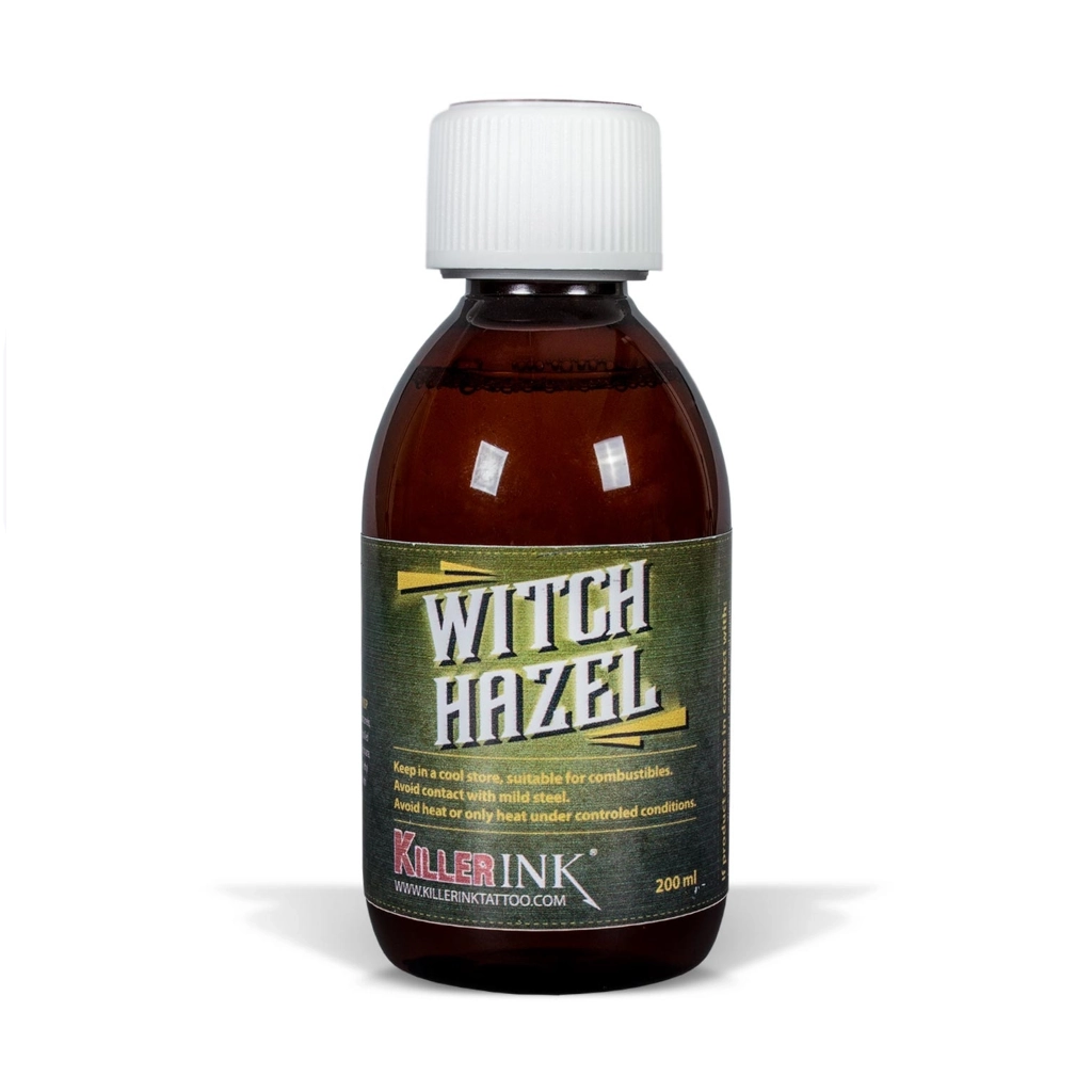 Hamamélis Distillé Killer Ink 200 ml pour Tatouage - Apaise, Nettoie et Réduit les Saignements*