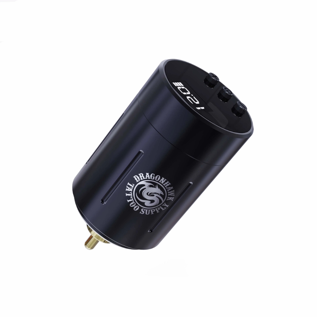 Alimentation Tattoo Sans Fil Dragonhawk RCA – Batterie Externe pour Stylo Mast Pen