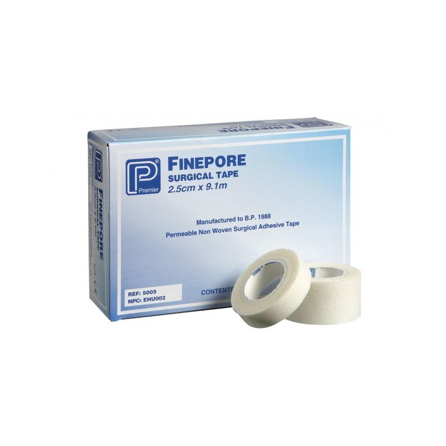 Sparadrap Finepore - Ruban adhésif de qualité chirurgical 1,25 cm (Boite de 24)*