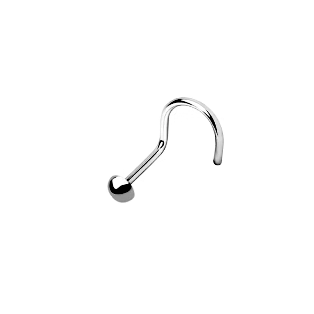 Piercing Nez Titane ASTM F136 Stérile – Stud de Nez & Demi Bille* 