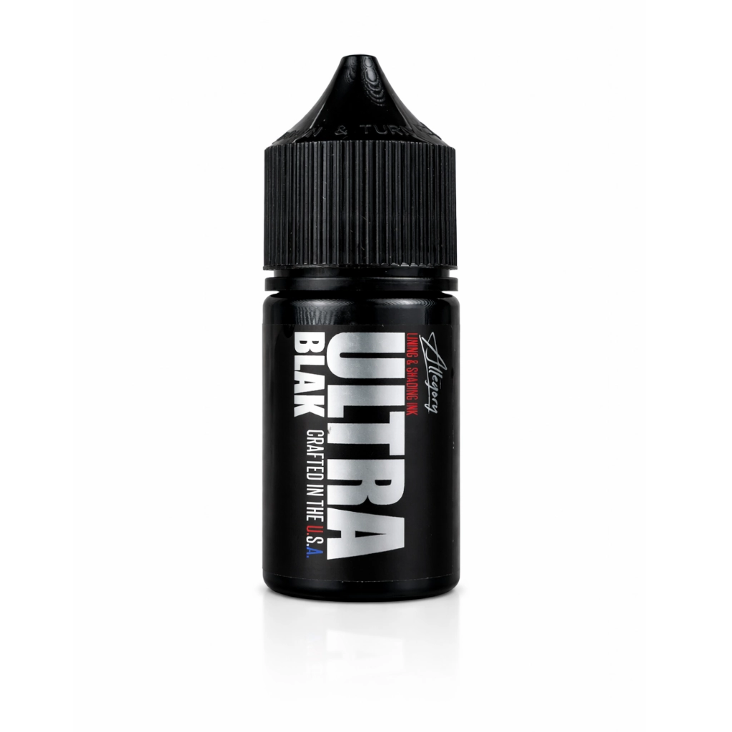 Encre Noire Allegory Ink Ultra Black – Noir Profond, Saturation Maximale, Qualité Pro (Non Reach)*