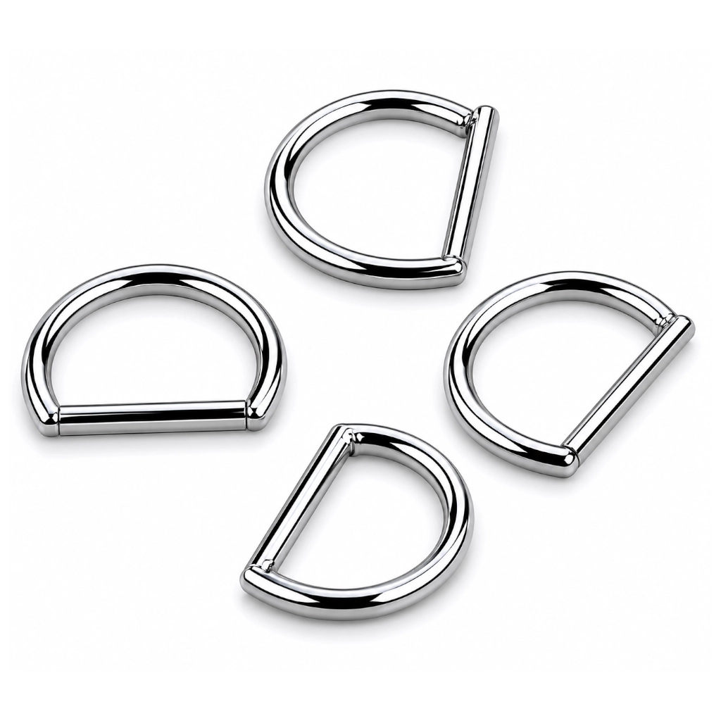 Piercing Anneau Titane ASTM F136 Premium – Clicker avec Fermeture à Charnière Stérile Demi Cercle*