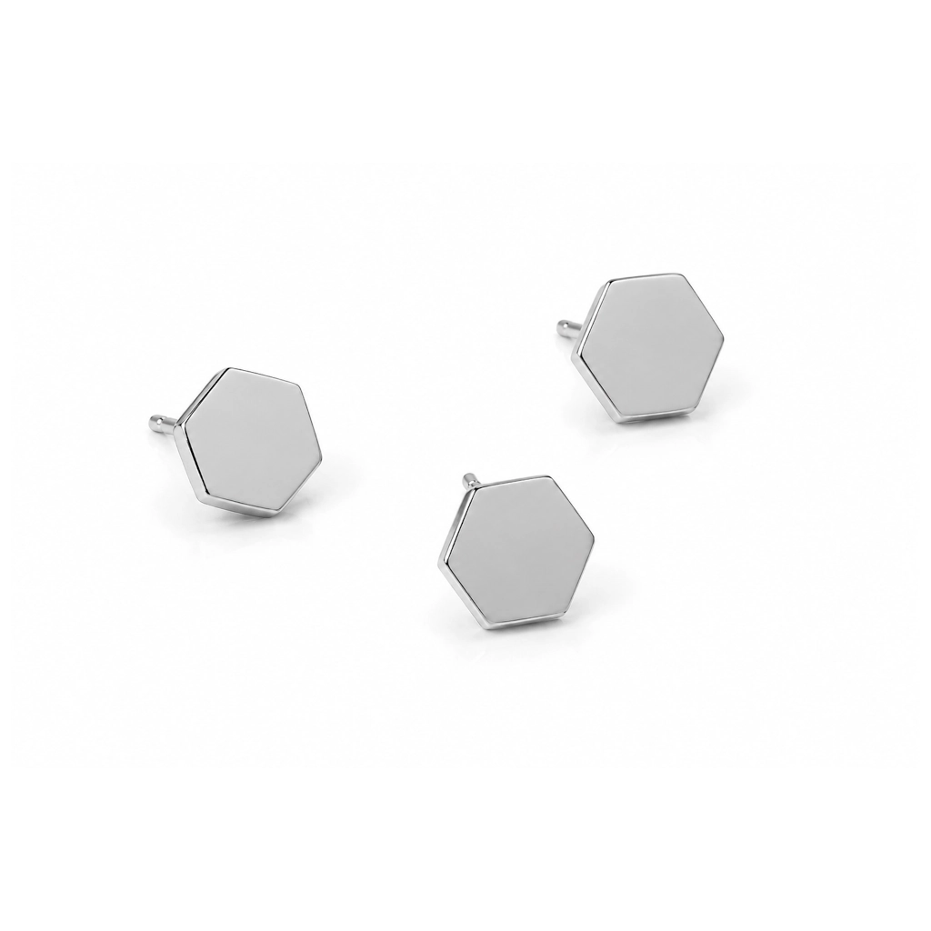 Embout Piercing Hexagone Titane ASTM F136 Threadless – Bijou Piercing Haut de Gamme Hypoallergénique Ultra Résistant*