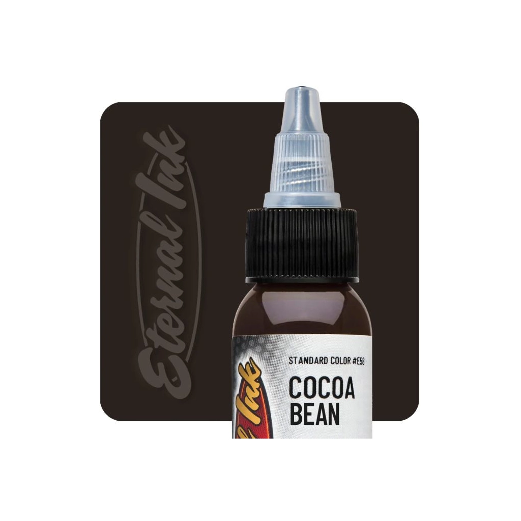 Encre Tattoo Marron  - Eternal Ink Cocoa Bean - Encre artistique pour l'entraînement au tatouage NON REACH*