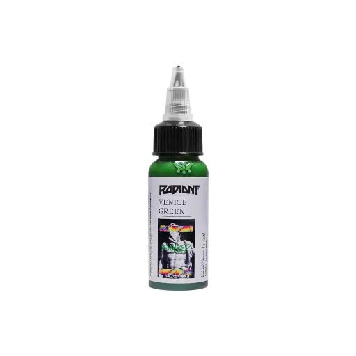 [ki_radiant_venice_green] Radiant Evolved Venice Green - Mélange pour le tatouage encre REACH 30 ml