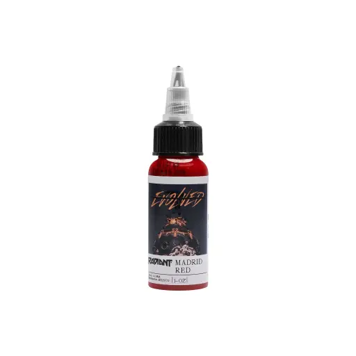 [ki_radiant_zurich_madrid_red] Radiant Evolved Madrid Red - Mélange pour le tatouage encre REACH 30 ml