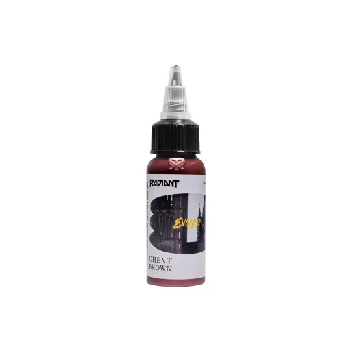 [ki_radiant_ghent_brown] Radiant Evolved Ghent Brown - Mélange pour le tatouage encre REACH 30 ml