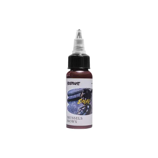 [ki_radiant_brussels_brown] Radiant Evolved Brussels Brown - Mélange pour le tatouage encre REACH 30 ml