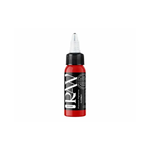[tl_raw_red_rum] Encre Tattoo Rouge - Raw Pigments Red Rum - Melange pour le tatouage encre REACH 30 ml