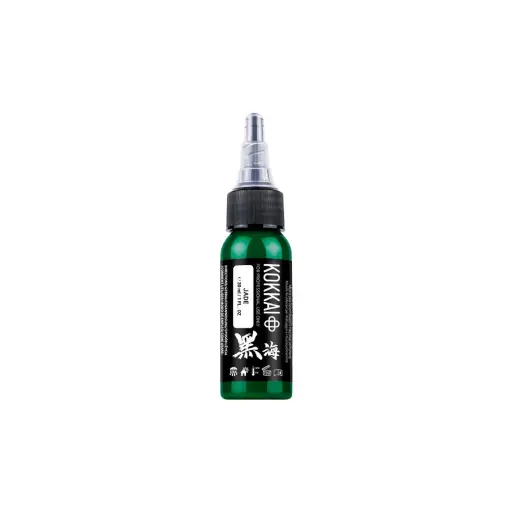 [tl_raw_jade] Encre Tattoo Vert - Raw Pigments Jade - Mélange pour le tatouage encre REACH 30 ml