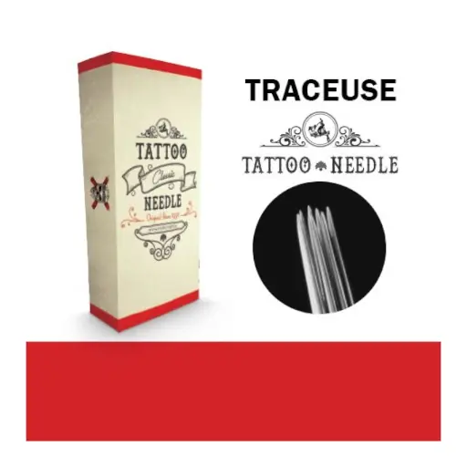 Aiguille Tube Tattoo - Tattoo Needle Liner - Boîte de 50 aiguilles de traçage pour tube de tatouage*