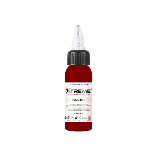 [ts_xtreme_solid_red] Encre Tattoo Rouge - Xtreme Ink Solid Red - Mélange pour le tatouage encre REACH