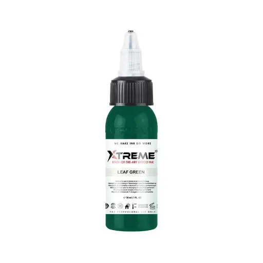 [ts_xtreme_leaf_green] Encre Tattoo Verte - Xtreme Ink Leaf Green - Mélange pour le tatouage encre REACH 30 ml*