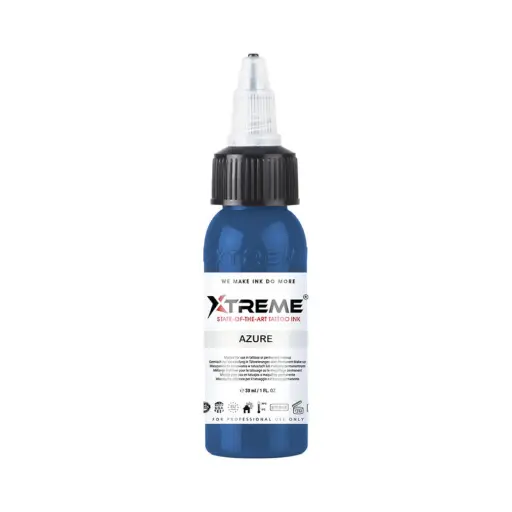 [tl_REACH_xtreme_azure] Xtreme Ink Azure Tattoo Ink REACH – Pigment Bleu Professionnel pour Tatouage