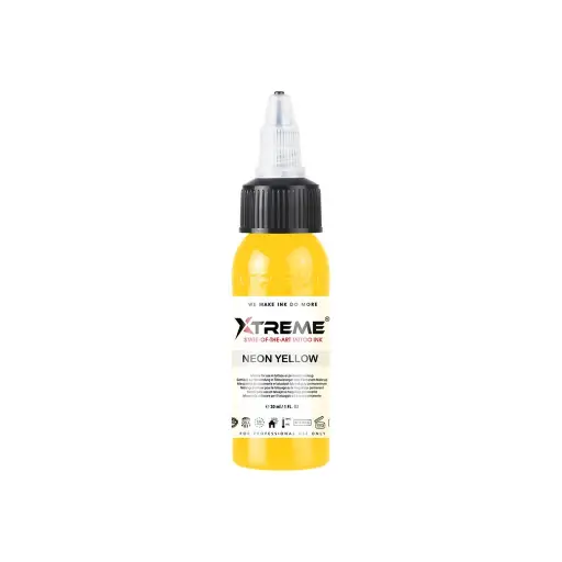 [b_xtreme_neon_yellow] Xtreme Ink Neon Yellow - Mélange pour le tatouage encre REACH