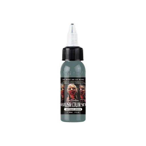 [b_xtreme_antique_green] Xtreme Ink Ato Legaspi Antique Green - Mélange pour le tatouage encre REACH
